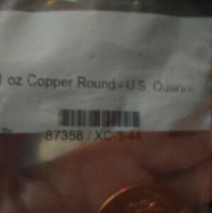1oz copper round quarter